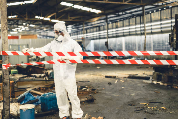 Professional Odor Removal technician working in Nutley, NJ